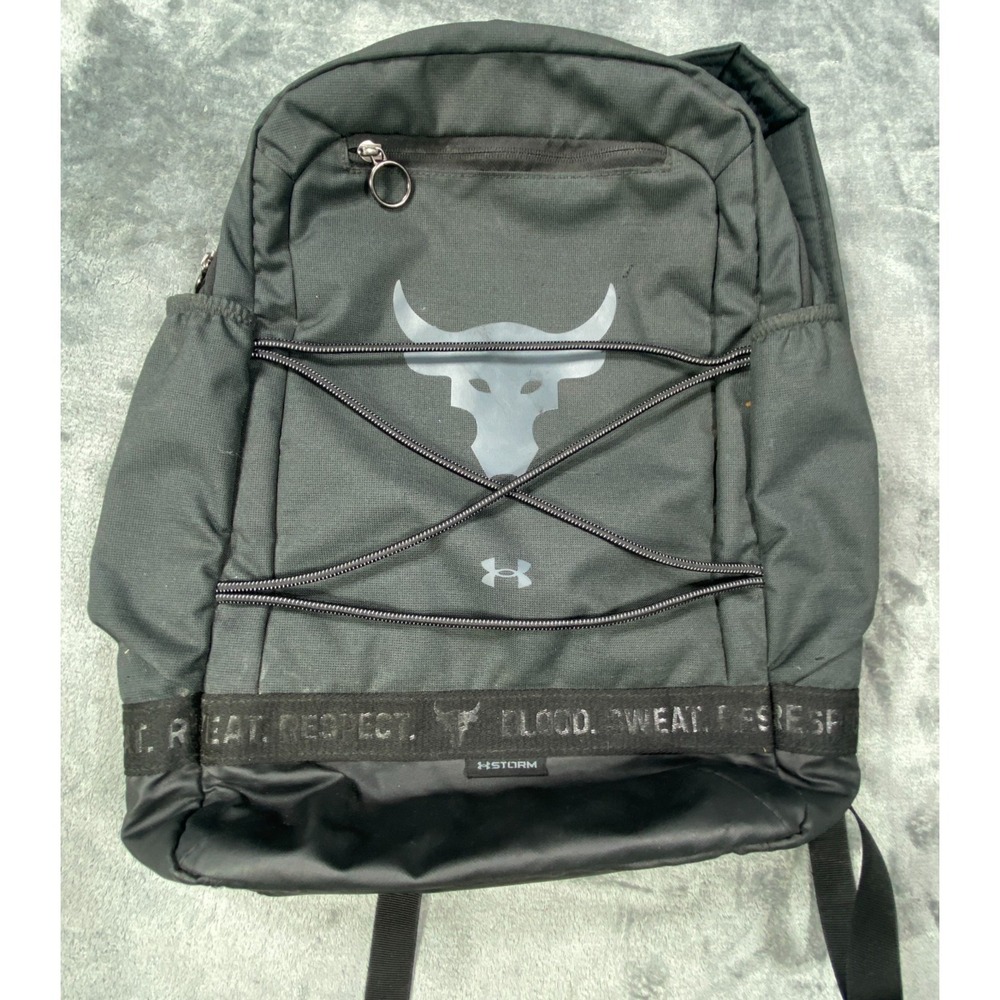 Under‎ Armour UA Project Rock Storm Brahma Backpack School Gym Training Bag